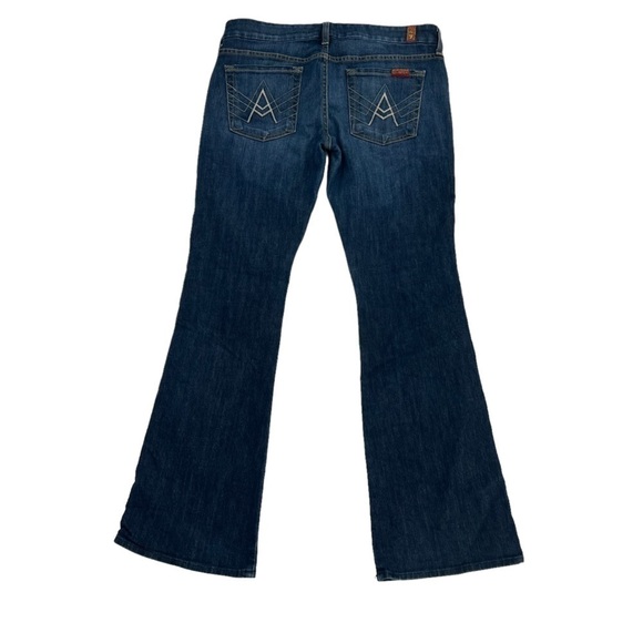 7 For All Mankind A Pocket Flare Leg Jeans Size 29 Women’s - Picture 3 of 5